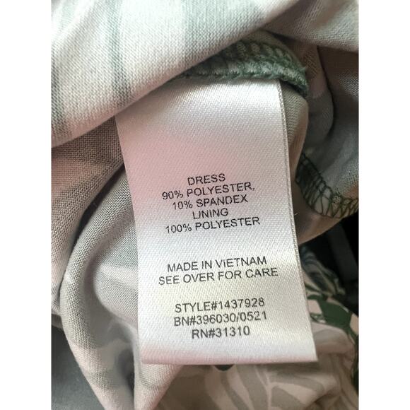 Fortune + Ivy Palm Leaf Floral Dress Size Small - Picture 5 of 6